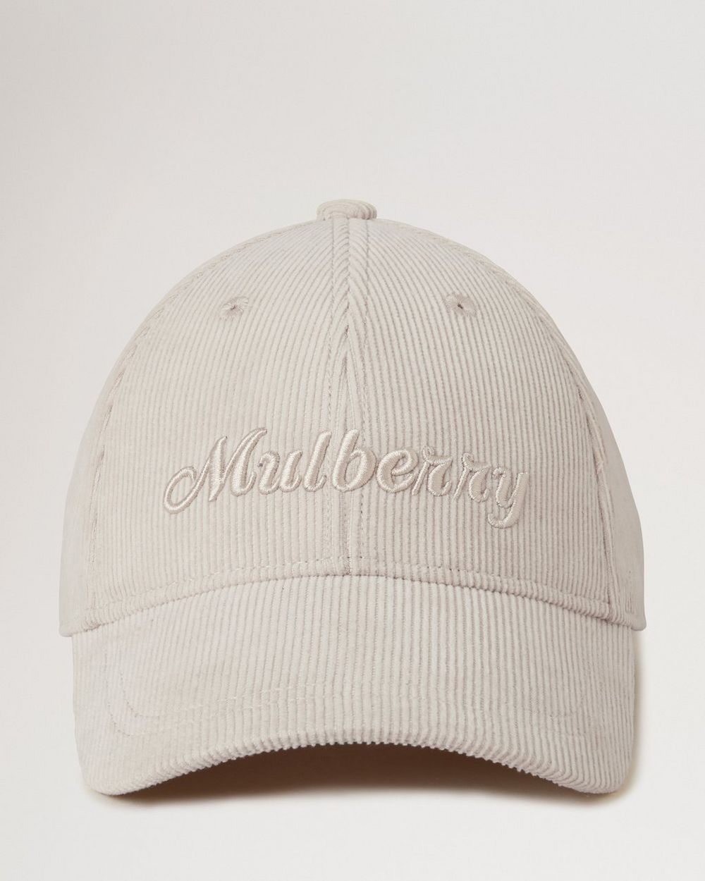 Mulberry | Corduroy Baseball Cap - Chalk Cotton