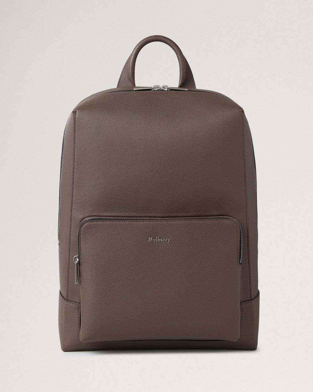 Mulberry | Farringdon Backpack - Taupe Brown Small Pebble Grain