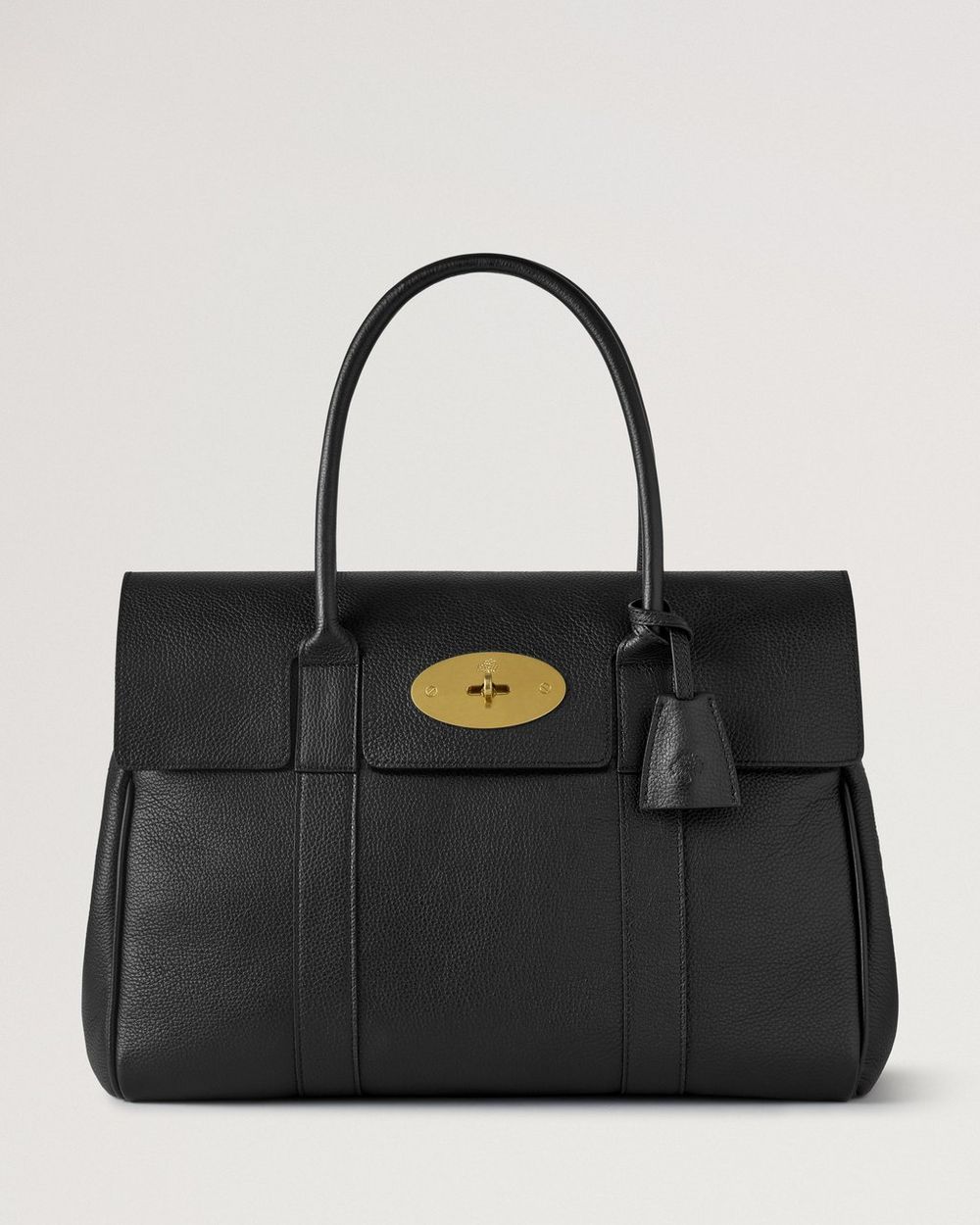 Mulberry | Bayswater - Black & Brass Small Classic Grain