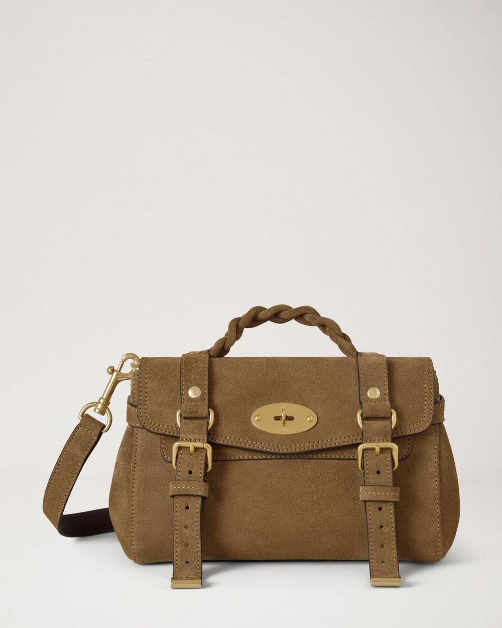 Mulberry | Mini Alexa - Salcombe Sand Suede
