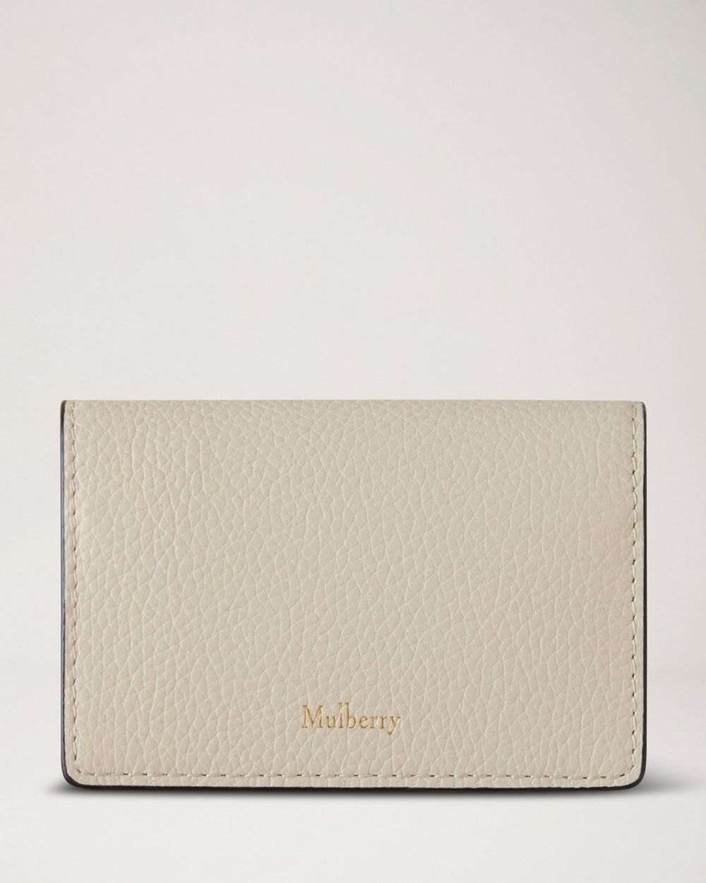 Mulberry | Continental Card Case - Chalk Small Classic Grain