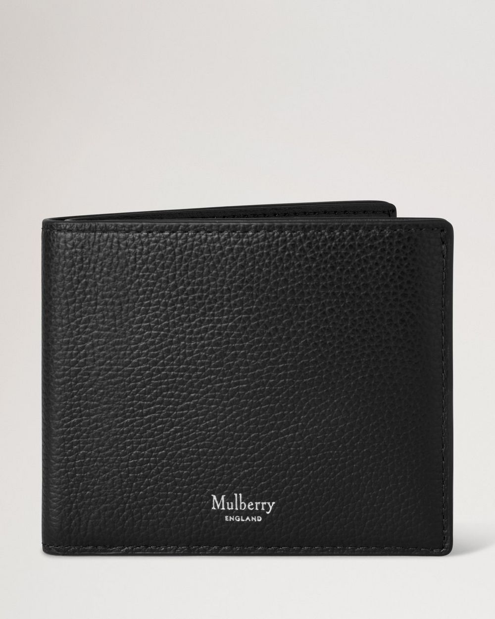 Mulberry | Heritage Bifold Coin Wallet - Black Small Classic Grain