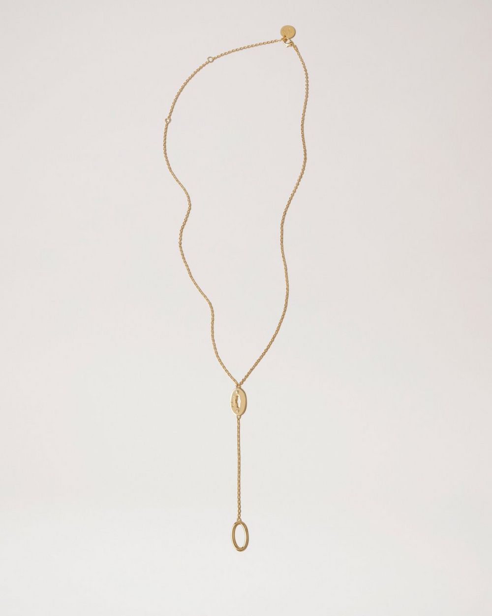 Mulberry | Bayswater Long Necklace - Gold Plated Brass