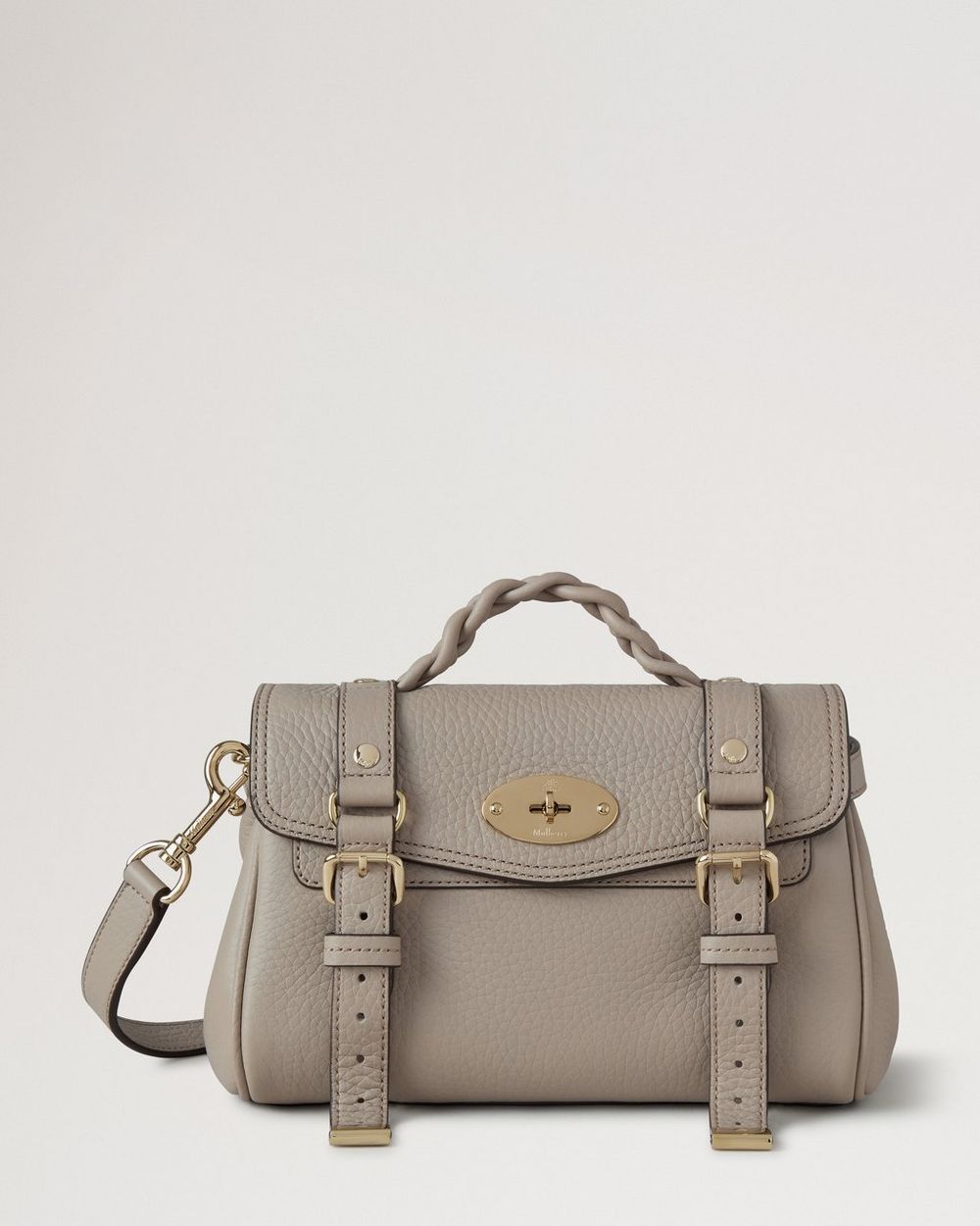 Mulberry | Mini Alexa - Cashmere Taupe Heavy Grain