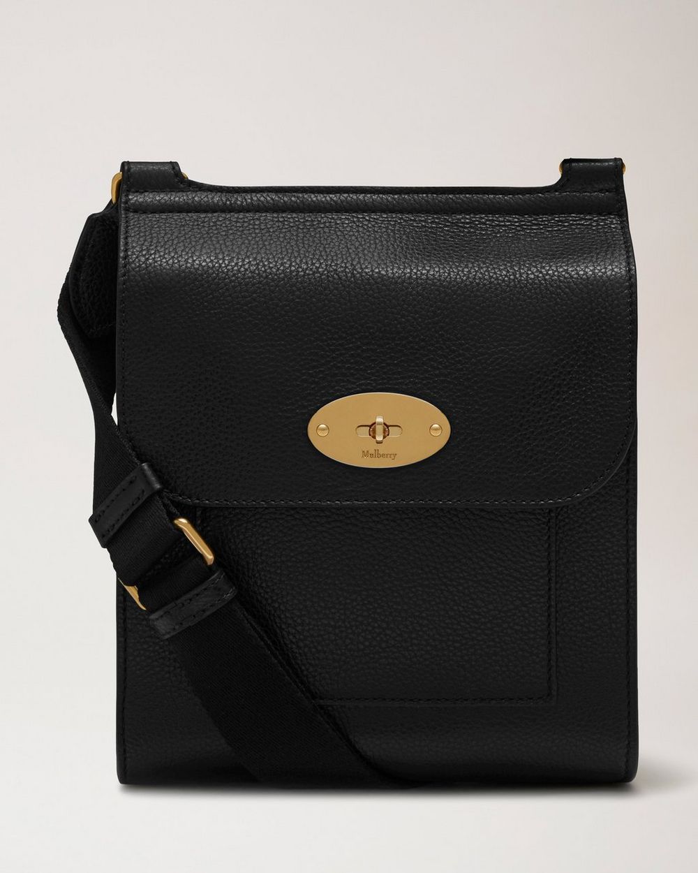Mulberry | Small Antony - Black Small Classic Grain