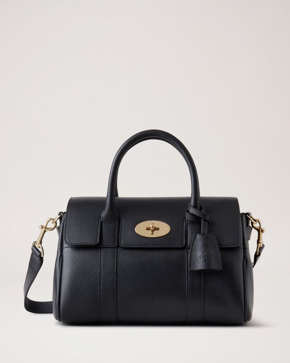 Mulberry | Bayswater Satchel - Black Small Classic Grain