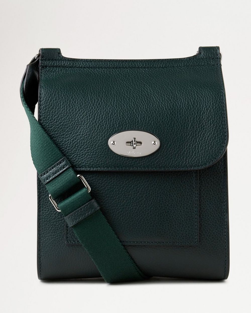 Mulberry | Small Antony - Mulberry Green Small Classic Grain