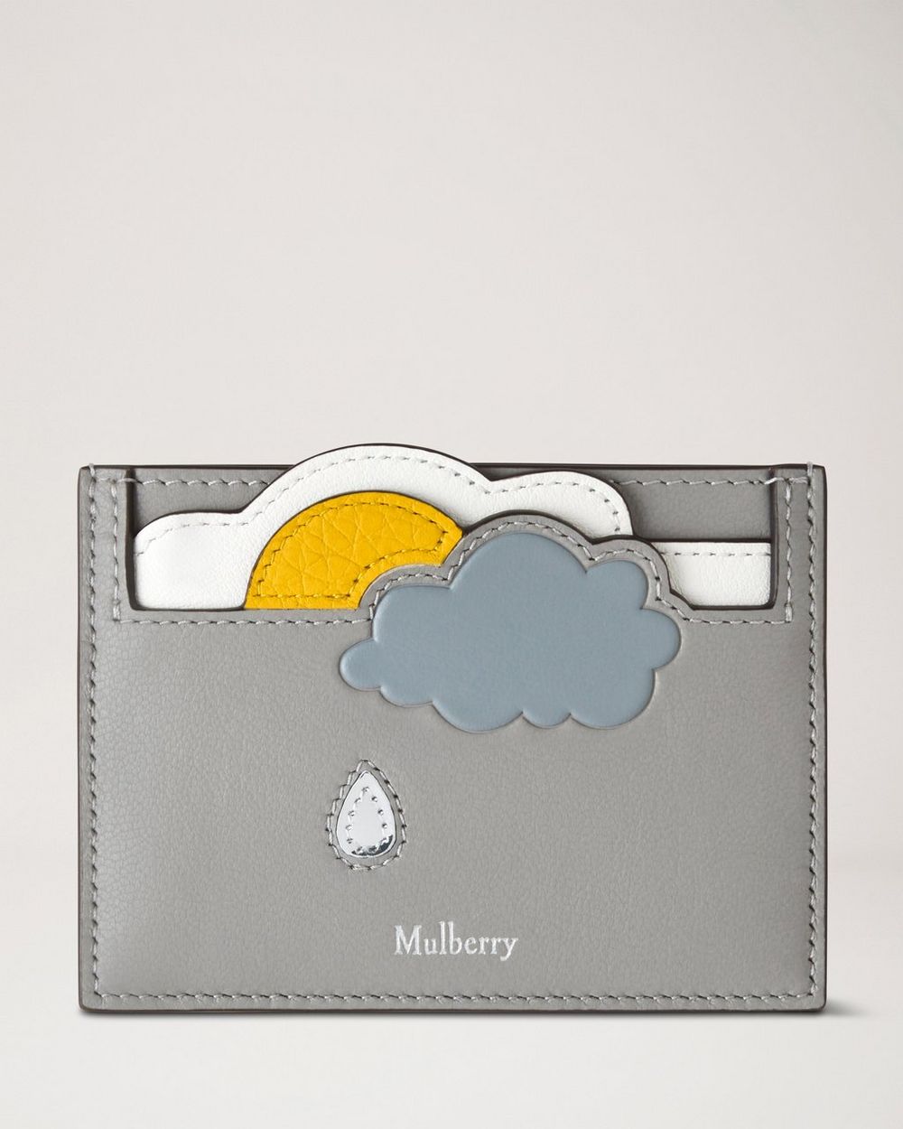 Mulberry | Credit Card Slip - Sun & Clouds - Multicolour Mixed Material