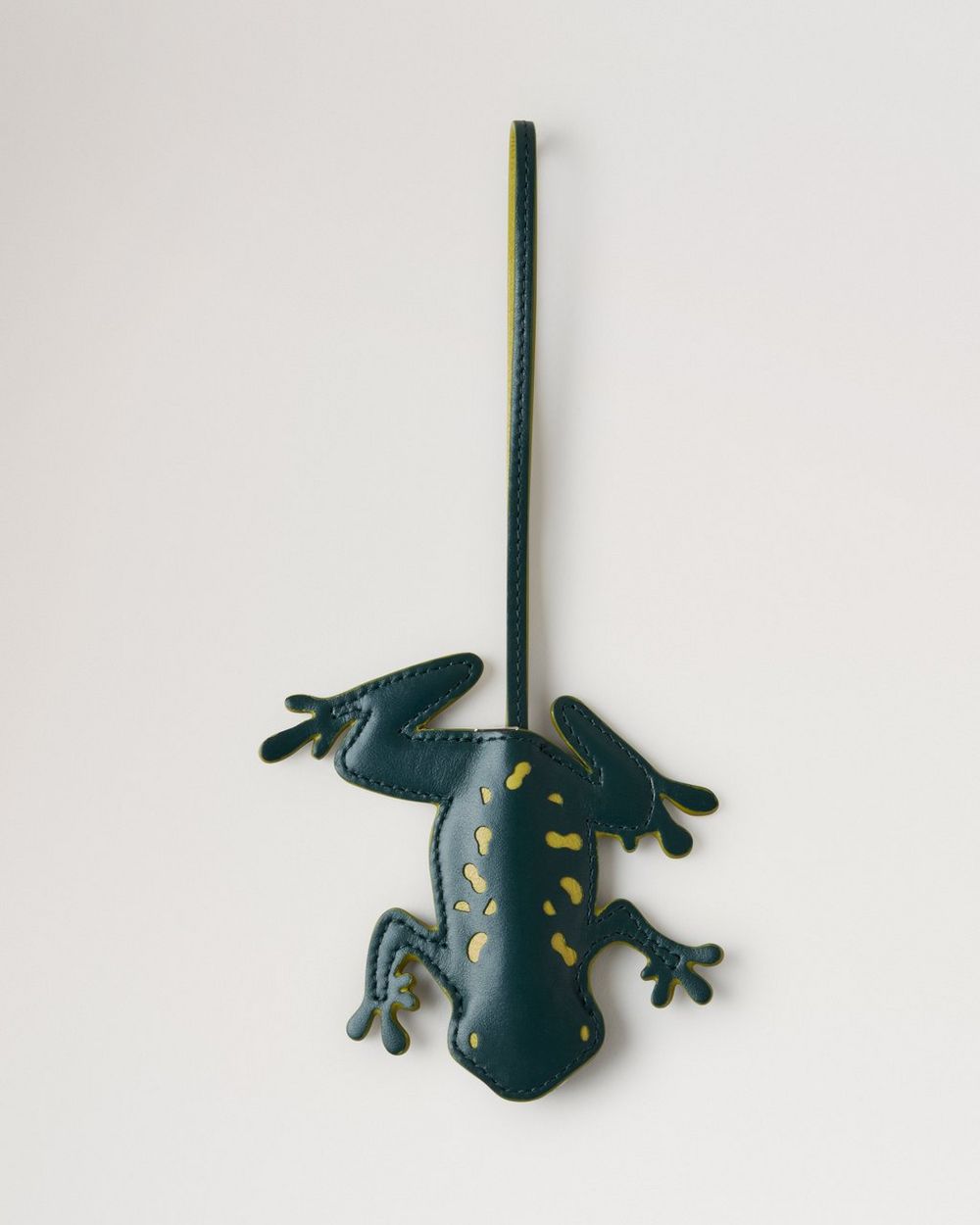 Mulberry | Frog Keyring - Mulberry Green Silky Calf