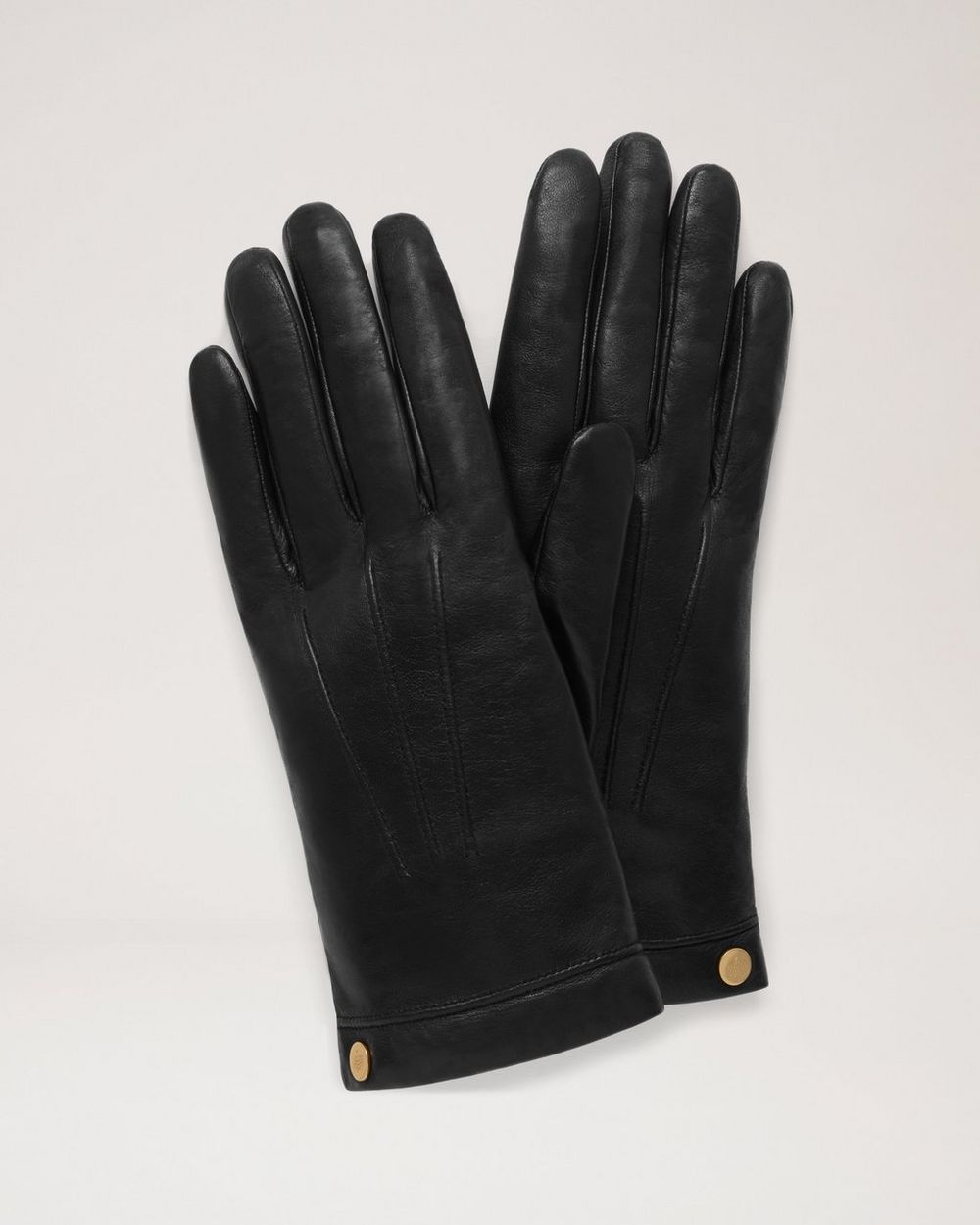 Mulberry | Soft Nappa Gloves - Black Smooth Nappa