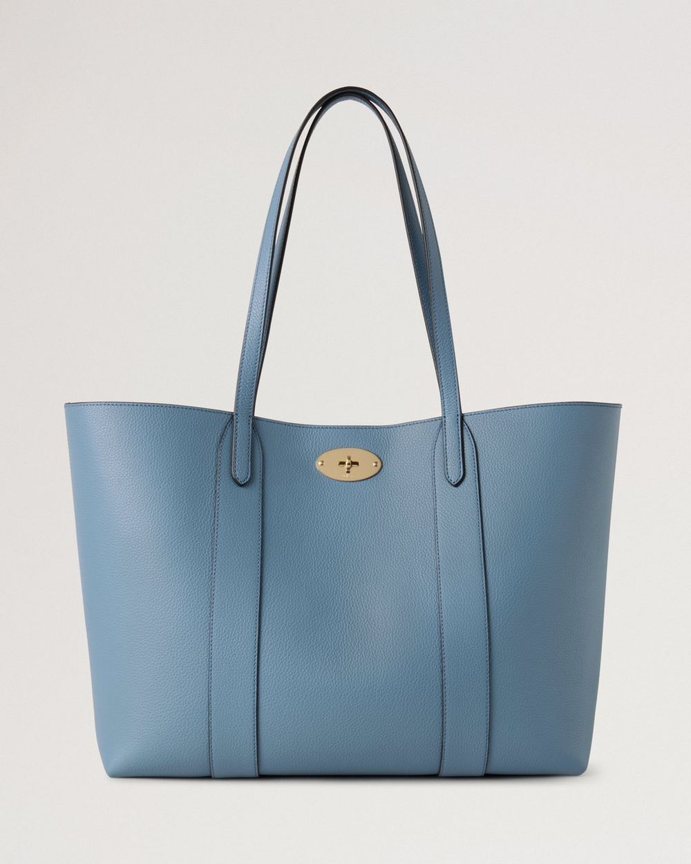 Mulberry | Bayswater Tote - Brighton Blue Small Classic Grain