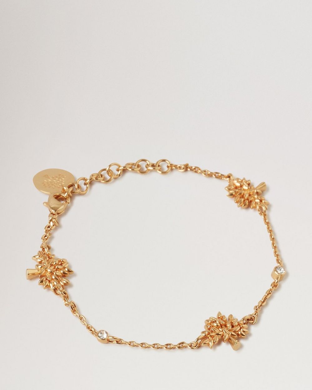 Mulberry | Mulberry Tree Charm Bracelet - Gold Plated Brass