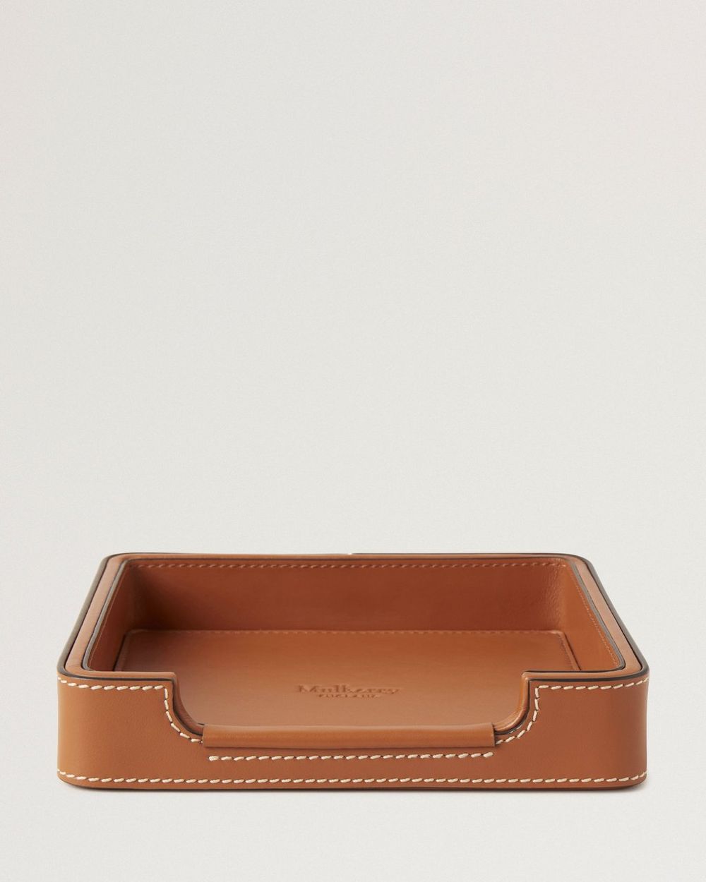 Mulberry | Small Leather Tray - Vintage Oak Nappa