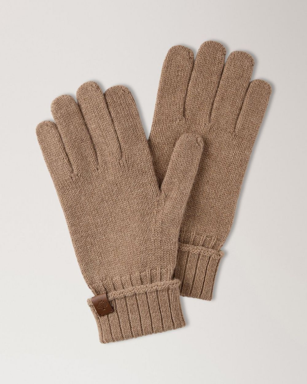 Mulberry | Cashmere Gloves - Camel Cashmere