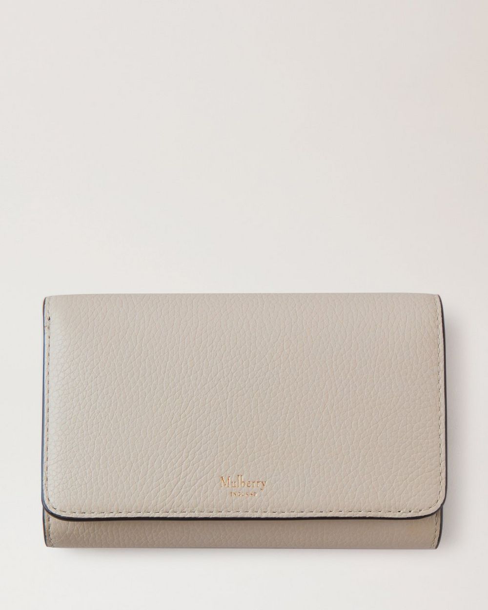 Mulberry | Medium Continental French Purse - Chalk Small Classic Grain