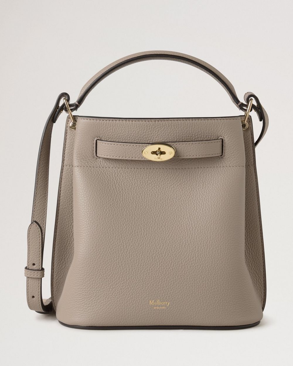Mulberry | Islington Bucket - Cashmere Taupe Small Classic Grain