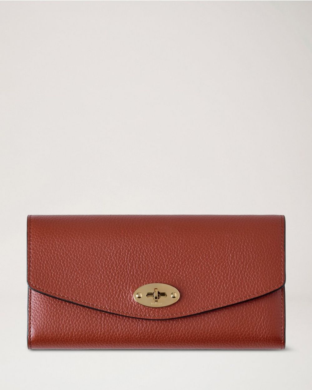 Mulberry | Darley Wallet - Rust Small Classic Grain