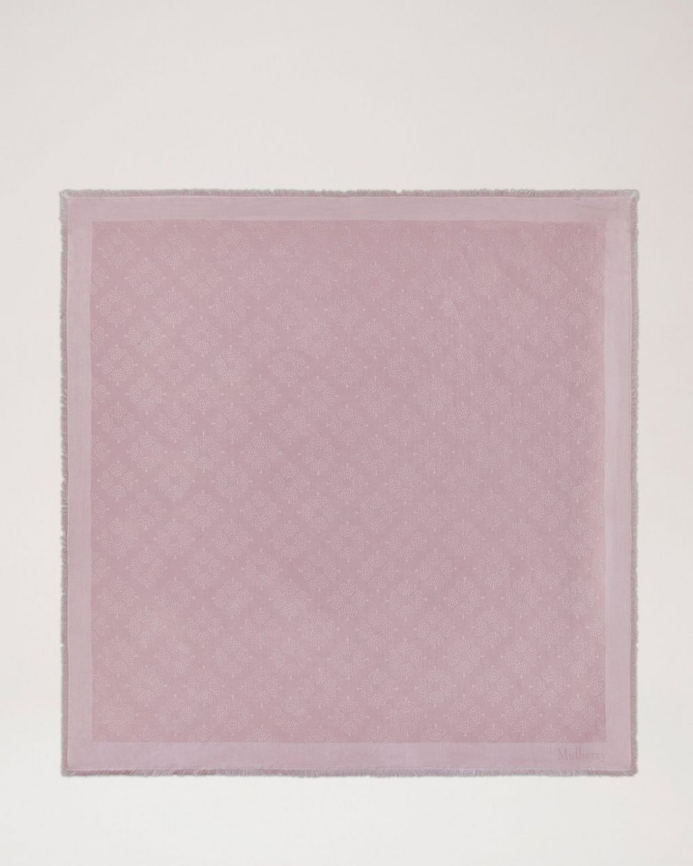 Mulberry | Mulberry Tree Square - Powder Rose Cotton Silk Blend