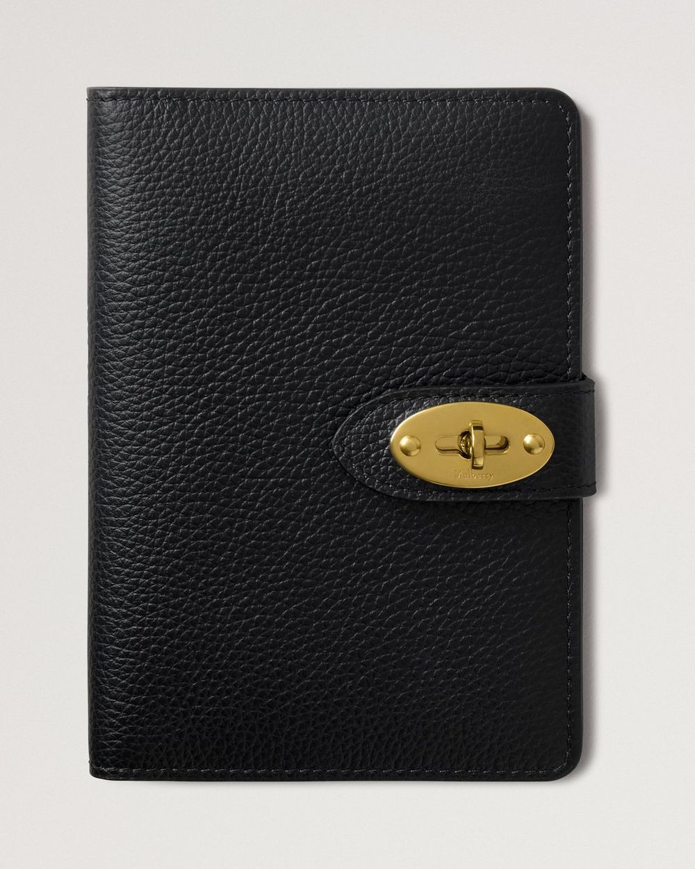 Mulberry | Darley Passport Cover - Black Small Classic Grain