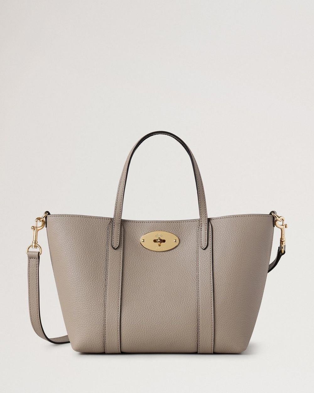 Mulberry | Mini Bayswater Tote - Cashmere Taupe Small Classic Grain