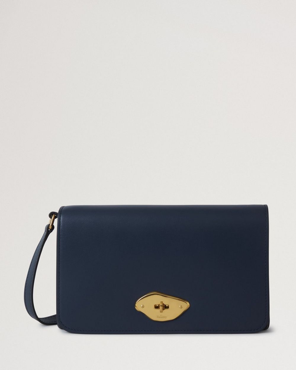 Mulberry | Lana Wallet on Strap - Night Sky High Gloss Leather