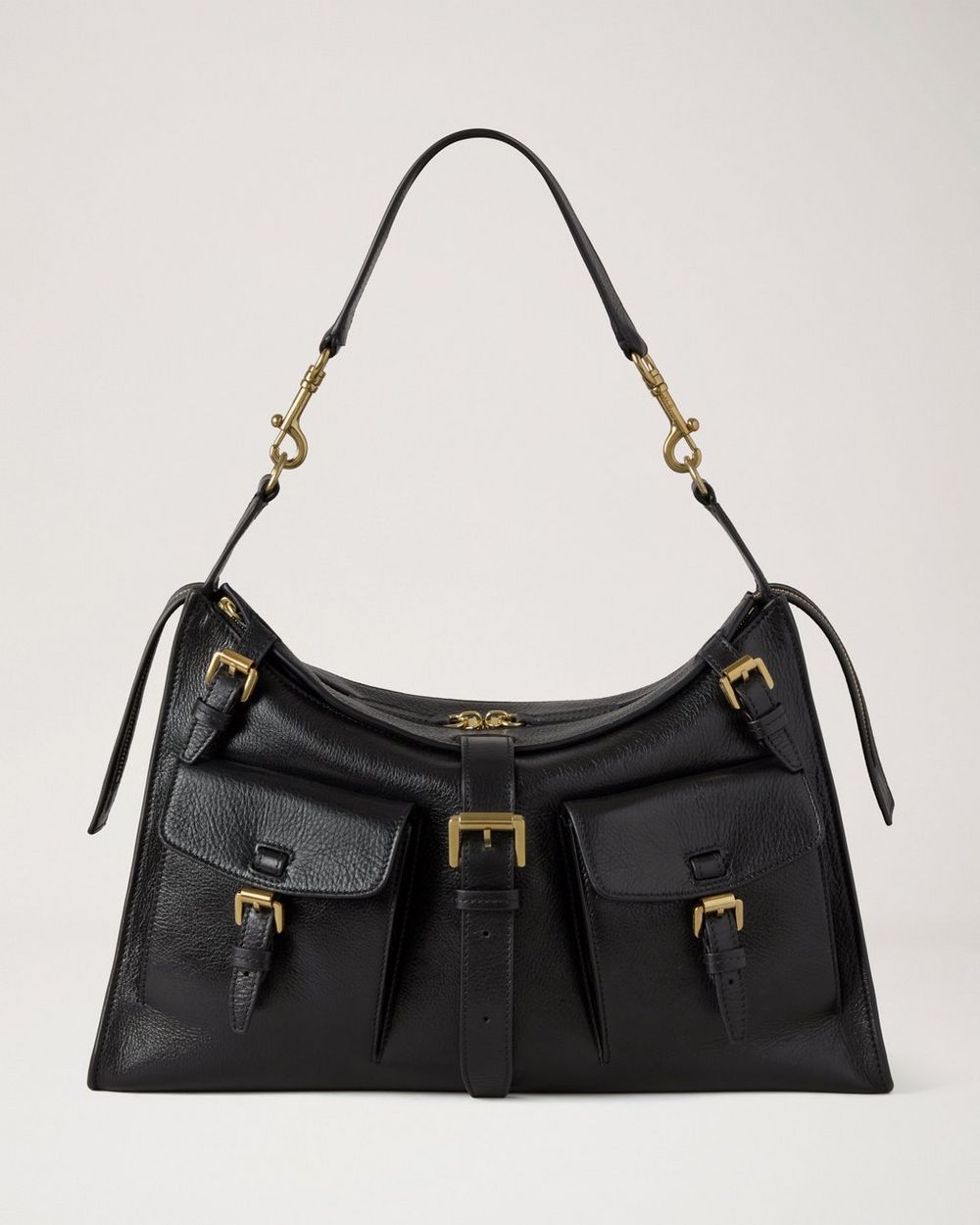 Mulberry | Roxanne Shoulder Bag - Black High Shine Leather