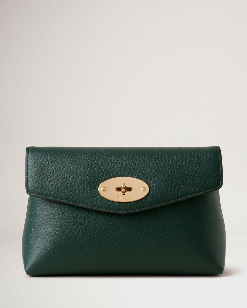 Mulberry | Darley Cosmetic Pouch - Mulberry Green Heavy Grain