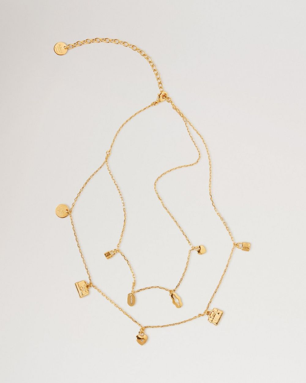 Mulberry | Mulberry Charm Necklace - Gold Plated Brass